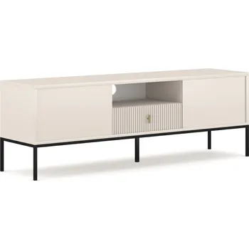 Televizní stolek TV stolek Maggiore 154,5 cm kašmírový/černý/zlatý