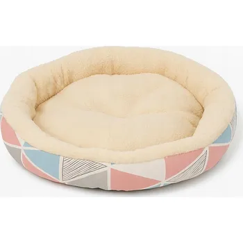 Pelíšek pro psa Pelíšek Pro Kočky a malého psa, kulatý, pohodlný, pastelový vzor, velikost S