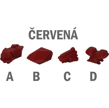 Příslušenství k deskovým hrám MitroCZECH Bitevní lodě do hry Duna: Impérium Barva: Červená, Design lodi: Loď B