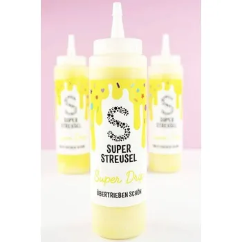 Super Streusel Německo Super Drip světle žlutá 300g - Super Streusel | Skvělé pro Váš domácí dort