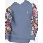 UTOPY Dámská sportovní mikina Pastel Flowers blue - starý střih Velikost: M