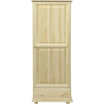 Šatní skříň Skříň 16 - masiv borovice Odstín: Borovice přírodní