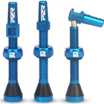 ventilky P2R FR-11C AL modrá 46mm (1ks) (Bezdušový ventilek P2R tubeless valve FR-11C, AL, 46mm, BLUE (OEM) Tubeless valves, 46 mm)