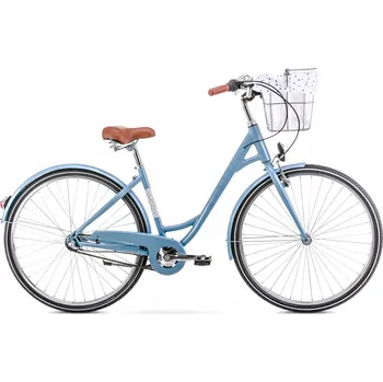 Jízdní kolo Městské kolo Romet Pop Art Eco 28, rám 18 palců, kola 28", modré