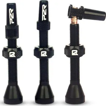 ventilky P2R FR-11C AL černá 46 mm (1 ks) (Bezdušový ventilek P2R tubeless valve FR-11C, AL, 46 mm, BLACK (OEM) Tubeless valves, 46 mm)