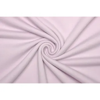 French terry teplákovina bavlněná - Světle růžovo fialová 190 cm šíře