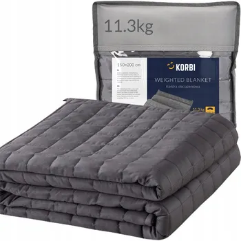deka Zátěžová deka Korbi 150 cm x 200 cm šedá