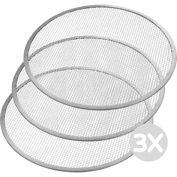 Plech na pečení Hendi Zvýhodněný multipack 3x Mřížka na pizzu - o330 mm