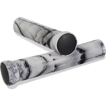 Horské kolo Žíhané rukojeti na kolo - Bílo šedé