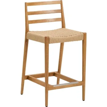 Barová židle Barová židle z dubového dřeva v přírodní barvě (výška sedáku 65 cm) Analy – Kave Home ID_1832112