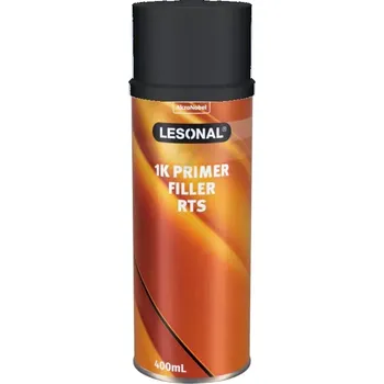 Barva ve spreji Lesonal 1K Primer Filler RTS černý 400ml
