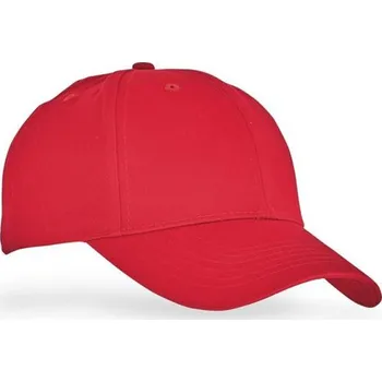 Čepice Čepice BIRRONG, bavlněná s plastovou vnitřní výztuhou, červená