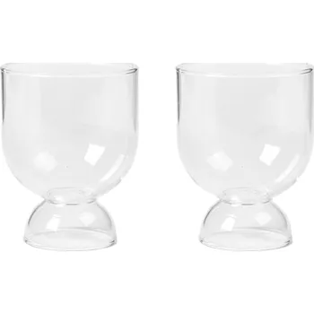Sklenice Sada skleniček Still, Clear, 2 ks – Ferm Living