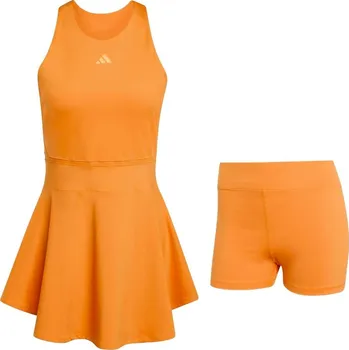 Dámské šaty Dámské šaty adidas Tennis Climacool Y-Dress Pure Orange L