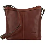 Dámská kožená crossbody kabelka hnědá - Hexagona Karmen hnědá