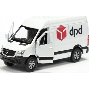 autíčko KOVOVÉ AUTO MERCEDES DODÁVKA BUS KURIÉR dodávka kurýr