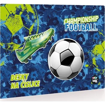 desky na sešit Oxybag Desky na číslice fotbal Championship