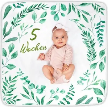 Dětská deka FOTOGRAFICKÁ DEKA s měsíci FOTO-DEKA 115x115cm Podložka