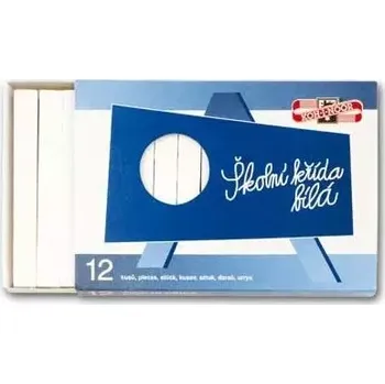 Kancelářský nábytek Školní křídy, bílé, 12 ks