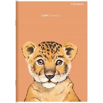 Sešit Sešit A5 s mřížkou TOP-2000, 80 listů