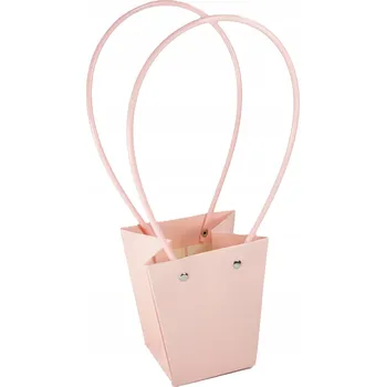 Obraz Papírové tašky na květiny – Flower Box RŮŽOVÉ 10 Ks