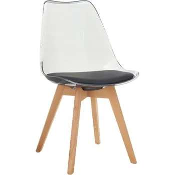 Jídelní židle Jídelní židle Bali 3 New - transparentní černá/buk