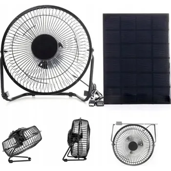 Domácí ventilátor Mini ventilátor Bedee USB, černý