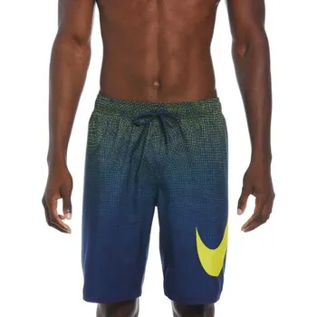 Pánské plavky Pánské plavky NIKE SWIM-Grid Swoosh Breaker 9 inch-730-opti yellow Žlutá M