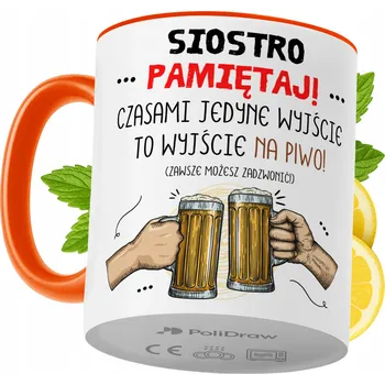 Hrnek Polidraw Hrnek Polidraw pro sestru keramika 330 ml