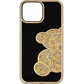 Pouzdro na mobilní telefon Zadní kryt Teddy Bear pro iPhone 16 Pro Max zlatý