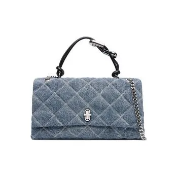Marc Jacobs Kabelka The Quilted Denim Dual Convertible 2P5HCR019H03 Modrá 00