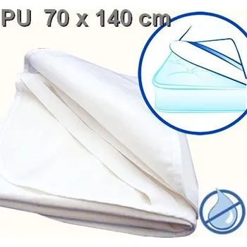 Chránič matrace OSTATNÍ Nepropustný chránič matrací 70 x 140cm FROTÉ bílý PU (polyuraten)