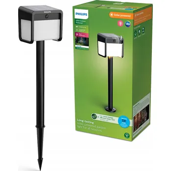 Venkovní osvětlení Solární zahradní zapichovací lampa SLOUPEK 69 Cm LED s pohybovým senzorem Philips