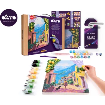 Obraz OKTO Malba a 3D modelování obraz "Lemon Weekend" 30x40 cm