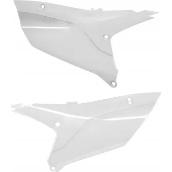 POLISPORT BOČNÍ PLASTY ZADNÍ YAMAHA YZ 250F '24-'25 YZ 450F '23-'25 BÍLÉ