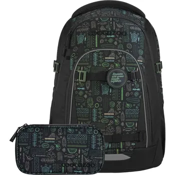 Školní batoh coocazoo MATE, Humedica, Free Spirit - 3 dílný set