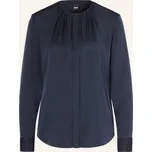 Boss Dámská Hedvábná Halenka Banorah, tmavě modrá, 40