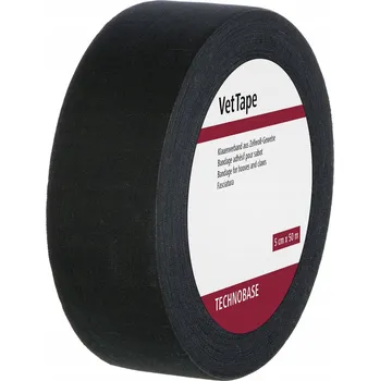 Chov hospodářského zvířete Obinadlo na paznehty VetTape, samolepicí, 50 m x 50 mm, černé, Kerbl