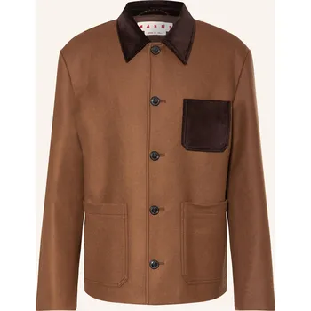 Dámský blejzr Marni Pánská Bunda, hnědá / tmavě hnědá, 48