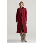KABÁT GANT TEXTURED WRAP COAT PLUMPED RED