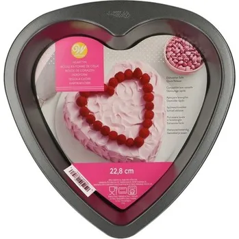Čokoláda Forma na dort Wilton – srdce, 22 cm