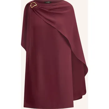 Dámské oblečení Lauren Ralph Lauren Dámské Koktejlové Šaty, tmavě červená, 36