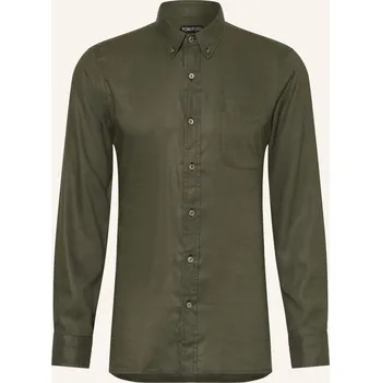 Pánská košile Tom Ford Pánská Košile Slim Fit, khaki, 42