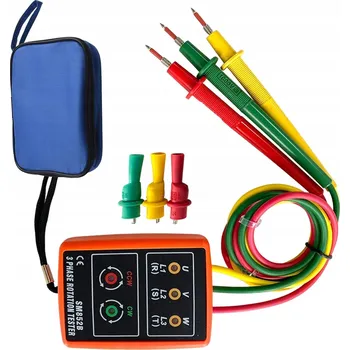 Bezpečnostní kamera SM852B MĚŘIČ SLEDU FÁZÍ AC 3 TESTER ROTACE