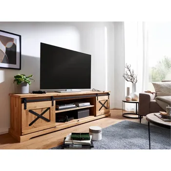 Televizní stolek Dubový televizní stolek Nyks II