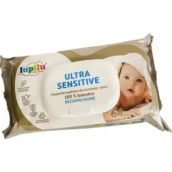 Hygienický ubrousek Lupilu Ultra Sensitive vlhčené ubrousky 1 x 64 ks