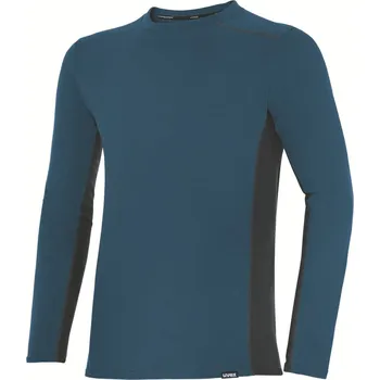 pracovní tričko Pánské pracovní triko uvex suXXeed LS - tmavě modrá Velikost: S