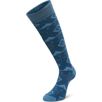 Pánské ponožky Pánské teplé ponožky Dare 2b Mens Printed Ski Socks II Velikost ponožek: 39-42 / Barva: modrá