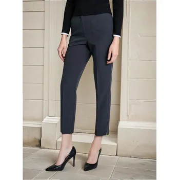 Dámské kalhoty Sinsay - Kalhoty s&nbsp;nažehlenými puky - šedá - 598CG-86X - 598CG-86X-XXS