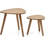 Odkládací stolky v sadě 2 ks z masivu akácie 60x61 cm Duvani – Kave Home ID_1832298